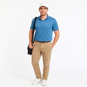𝅺Callaway Opti-dri Performance Preppy Sport Golf Wicking Office Polo Men's